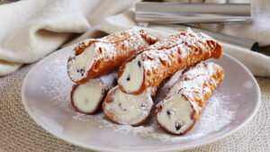 Cannolis en freidora de aire